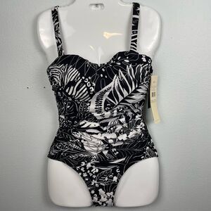 NWT Gottex One Piece Swim Suit Size 8 D Cup